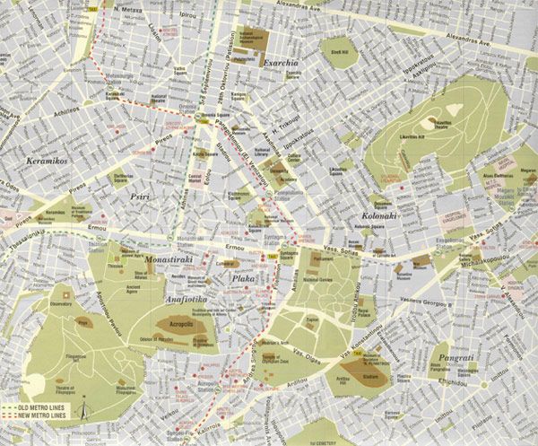 Map Athens