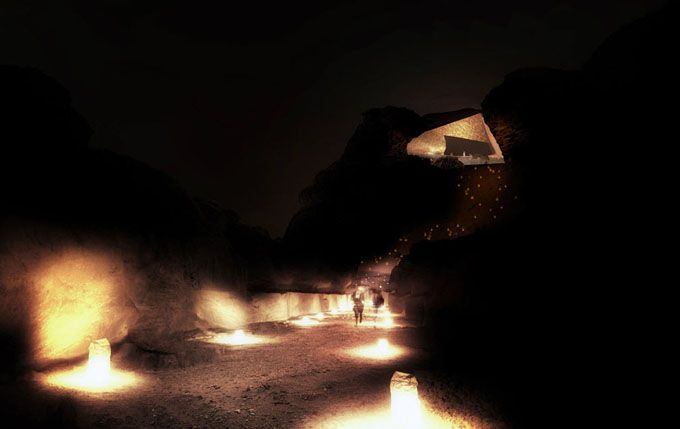 The hotel complex Wadi Rum Resort