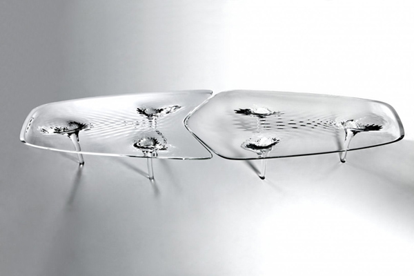 Το "Υγρόκρυστάλλινο" Τραπέζι από τον Zaha Hadid