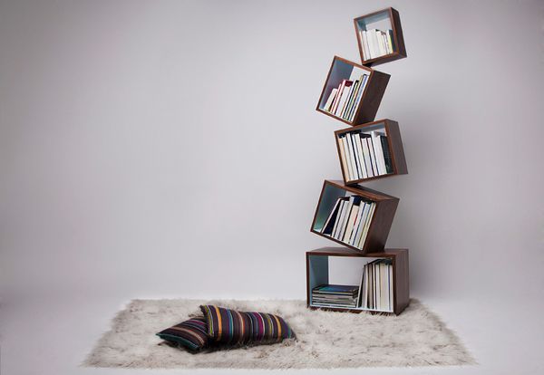 Bookcase floating air