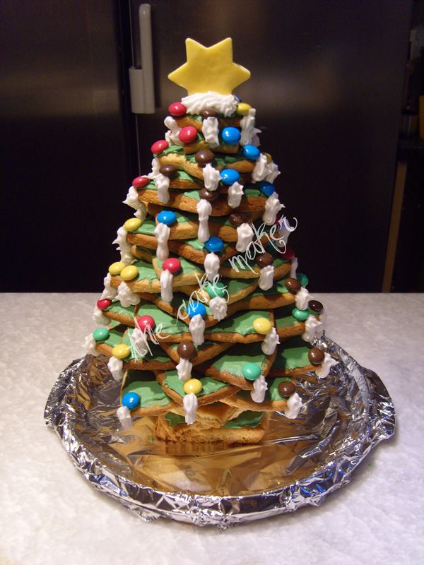 Χριστουγεννιάτικα Δέντρα Μπισκότα