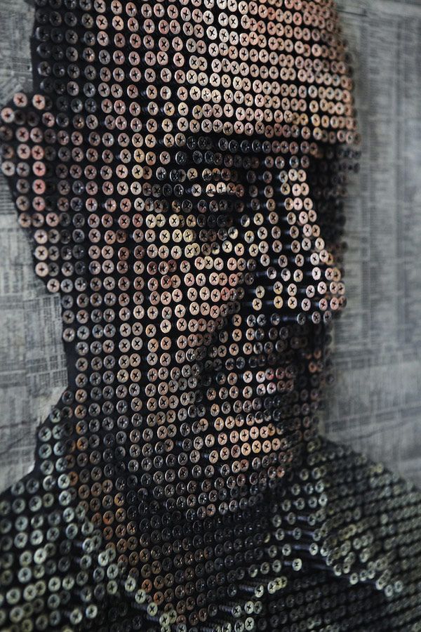 3D Πορτρέτα από Βίδες
