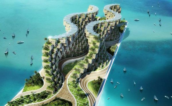 Eco Χωριό Coral Reef by Vincent Callebaut