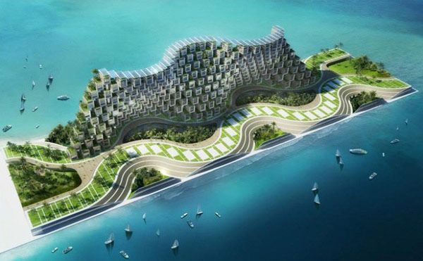 Eco Χωριό Coral Reef by Vincent Callebaut