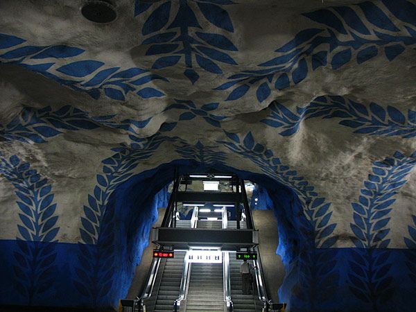 The Stockholm T-Bana Metro