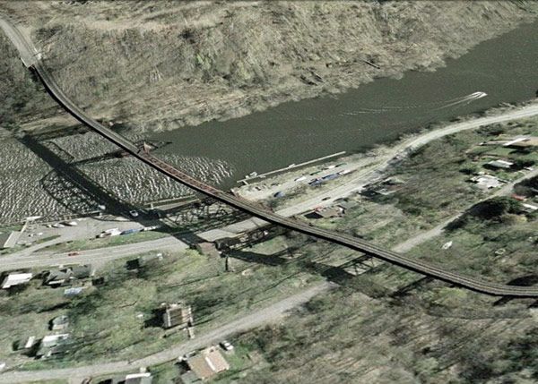 Bridges from Google Earth