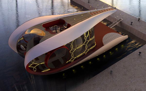 Comfortable Yacht Concept Tofi by Hyun-Seok Kim