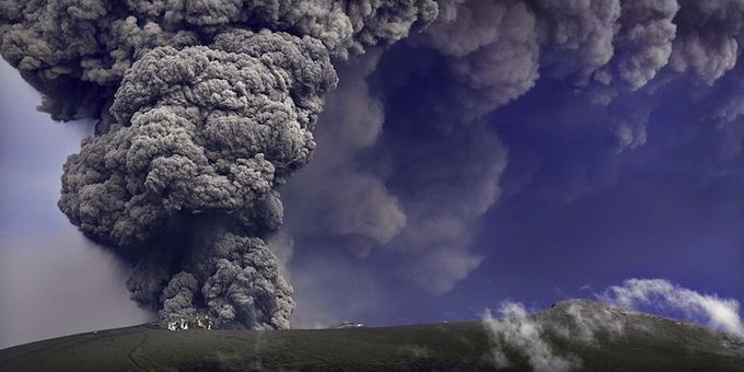Icelandic Eruption Hans Strand