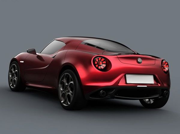 Concept new Alfa Romeo 4C 2012