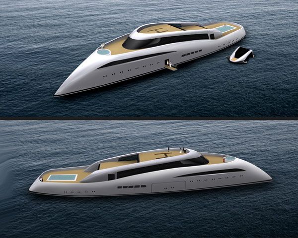 Luxurious and Eco-friendly Superyacht Solar Gem