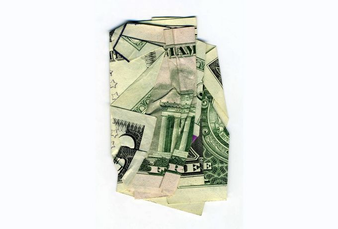Collages of dollars Dan Tague