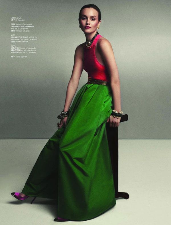 Leighton Meester in L'Officiel China