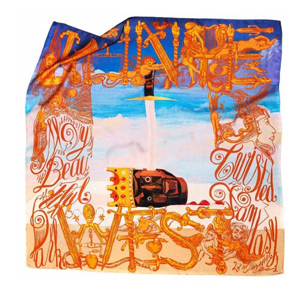 Silk scarves from Kanye West