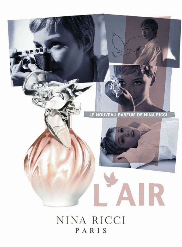Διαφήμιση του αρώματος L'Air de Nina Ricci