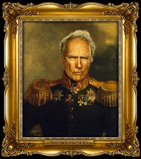 Διασημότητες παρουσιάζονται  ως ρωσική στρατηγοί - Clint Eastwood