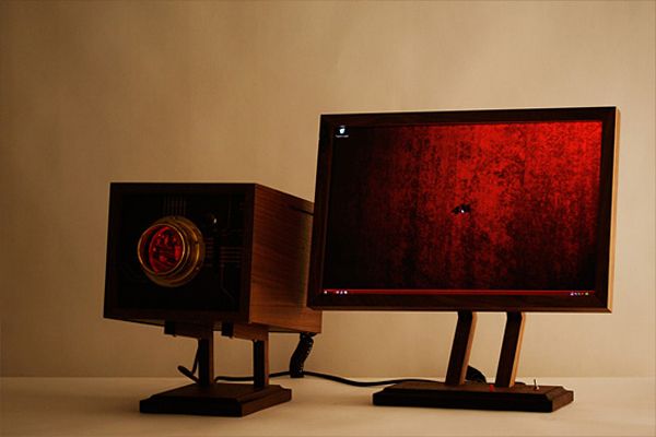 Retro Wooden Computer “4M”-07