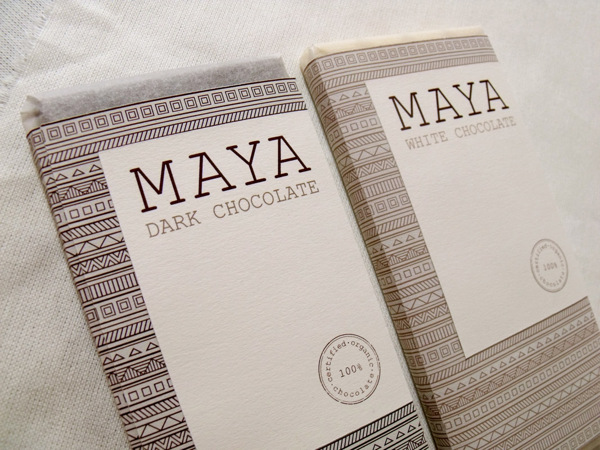 Συσκευασία της Σοκολάτας Maya από την Eri Liougkou