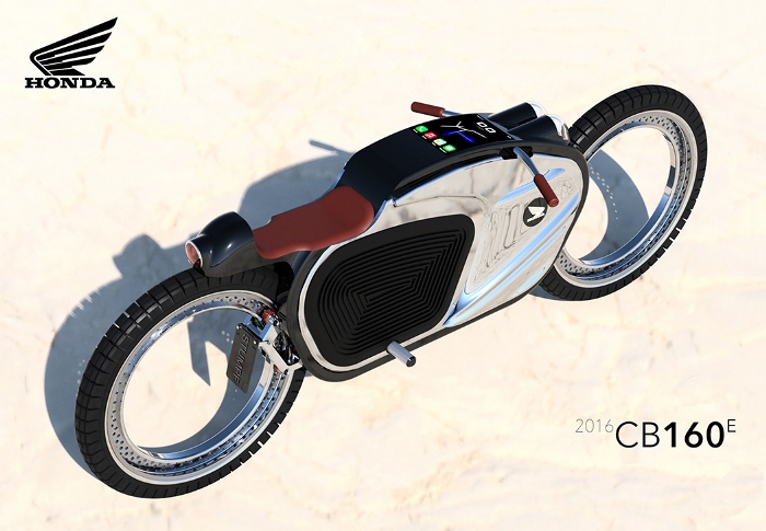Ρετρό Μηχανή Honda CB160 με το Μοντέρνο Σχεδιασμό