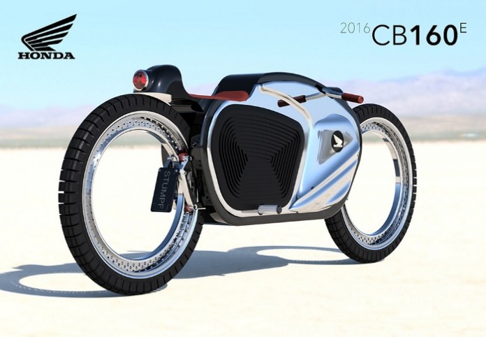 Ρετρό Μηχανή Honda CB160 με το Μοντέρνο Σχεδιασμό